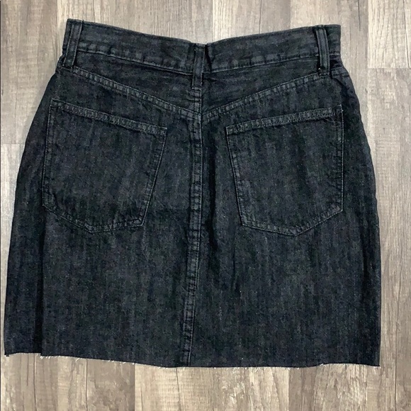 Brand new! Black/grey denim skirt - Picture 2 of 2